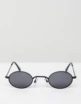 Thumbnail for your product : Jeepers Peepers small round sunglasses in black