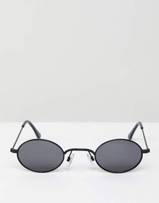 Jeepers Peepers small round sunglasses in black