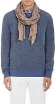 Thumbnail for your product : Isaia Men's Floral Cashmere-Wool Twill Scarf