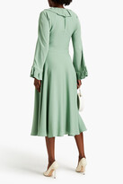 Thumbnail for your product : Valentino Garavani Ruffled silk-crepe midi dress