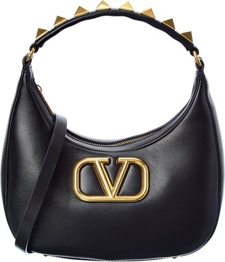 【VALENTINO】 STUD SIGN SMOOTH LEATHER HOBO BAG VALENTINO GARAVANI STUD SIGN BAG REVIEW | Glam & Glitter