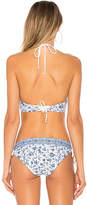 Thumbnail for your product : Shoshanna Chambray Paisley Bikini Top