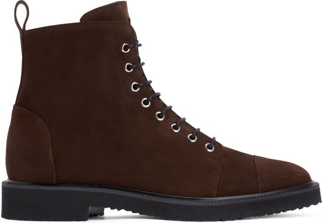 Giuseppe Zanotti Chris Low Lace-Up Boots