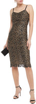 Thumbnail for your product : Michael Kors Collection Collection Metallic-trimmed Corded Lace Dress
