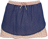 Thumbnail for your product : Scotch R'Belle GEOMETRIC-PRINT DOUBLE-LAYER MINISKIRT