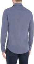 Thumbnail for your product : Armani Jeans Men's Regular fit dotted chambray long sleeve shirt