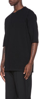 Thumbnail for your product : 3.1 Phillip Lim Viscose-Blend Tee with Coverstitch Detail in Black