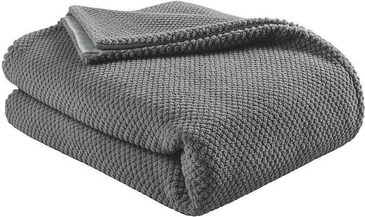 Superior Victoria Fluffy Fleece Reversible Throw Blanket