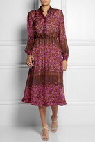 Thumbnail for your product : Matthew Williamson Floral-print silk-chiffon dress