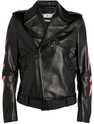 red arrows leather jacket