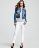 Thumbnail for your product : Paige Denim Jacket - Colbie Studded Denim in Freedom