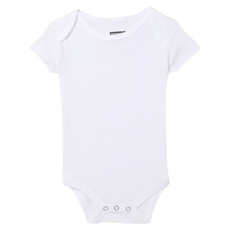 baby button down shirt onesie white
