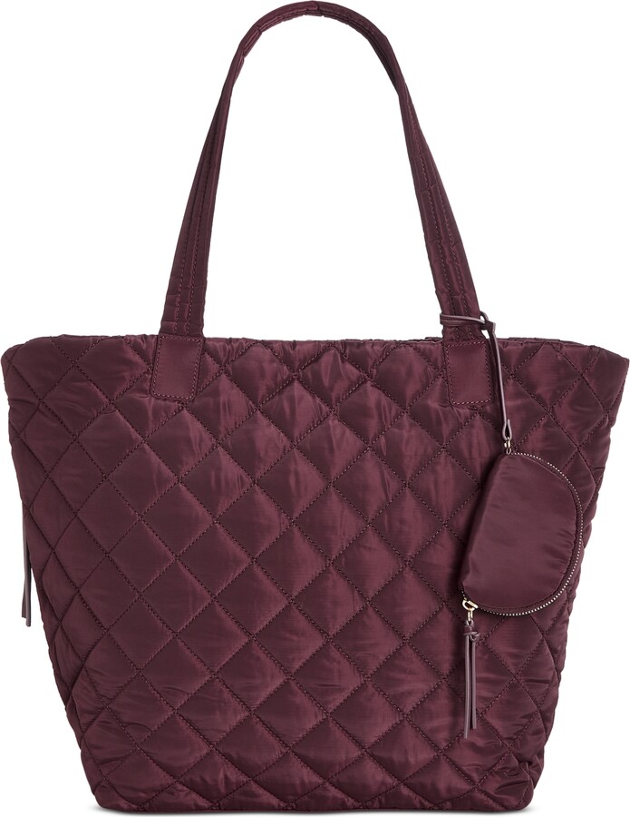 INC International Concepts Nylon Breeah Extra Large Quilted Tote ...