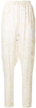 See by Chloe floral print relaxed trousers