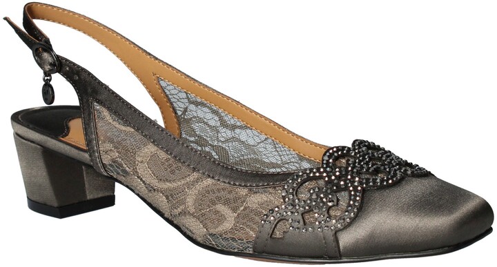 taupe slingback pumps