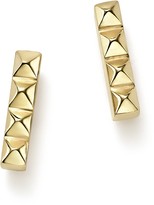 Thumbnail for your product : Chicco Zoe 14K Yellow Gold Spiked Bar Stud Earrings