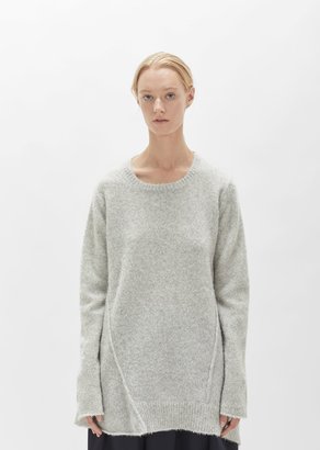 Yohji Yamamoto Soft Finish Sweater Light Grey Size: JP 2
