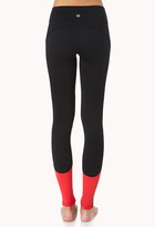 Thumbnail for your product : Forever 21 Colorblocked Skinny Workout Leggings