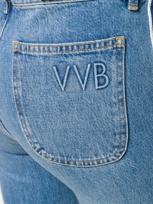 VVB Striped Blue Jeans