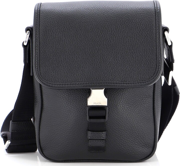Prada Small Zip Leather Camera Crossbody Bag - ShopStyle