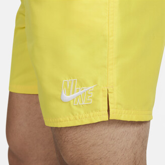 nike essential shorts yellow