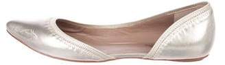 Belle by Sigerson Morrison Leather Pointed-Toe Flats