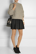 Thumbnail for your product : Maje Kosette wafer-mesh mini skirt