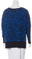 Thumbnail for your product : Sandro Wool-Blend Patterned Sweater