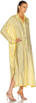 Thumbnail for your product : Jil Sander Packaway Shirt Dress in Light Pastel Yellow | FWRD