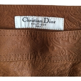 Thumbnail for your product : Christian Dior Leather Skirt