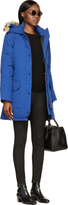 Thumbnail for your product : Canada Goose Blue Fur Trimmed Down Trillium Parka