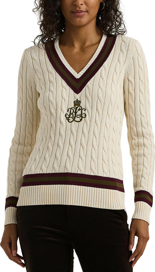 Knitted Sweater Ralph Lauren Women's Cricket Sweater Polo