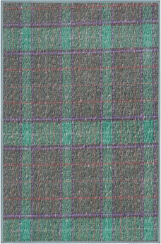 Hokku Designs Rayshawn Plaid Green Area Rug