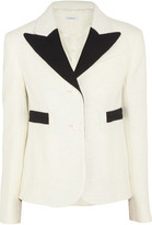 Thumbnail for your product : Carven Two-tone cotton-blend tweed jacket
