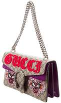 Thumbnail for your product : Gucci Small GG Supreme Angry Cat Dionysus Shoulder Bag
