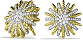 Thumbnail for your product : David Yurman Starburst Small Earrings with Diamonds in Gold