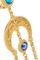 Thumbnail for your product : Ben-Amun Ben Amun 24-karat Gold-plated Crystal Clip Earrings