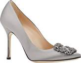 Thumbnail for your product : Manolo Blahnik Women's Hangisi Pumps-Silver