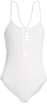 Thumbnail for your product : Melissa Odabash Formentera Cut-out Swimsuit - White