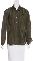 Thumbnail for your product : J Brand Silk Long Sleeve Blouse w/ Tags