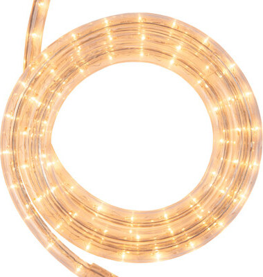 Wintergreen Lighting 18FT 216 Light End-to-End Connectable Rope Lights