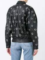 Thumbnail for your product : Saint Laurent eyelet teddy jacket