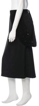 Ter Et Bantine Sequin-Embellished Wool Skirt w/ Tags