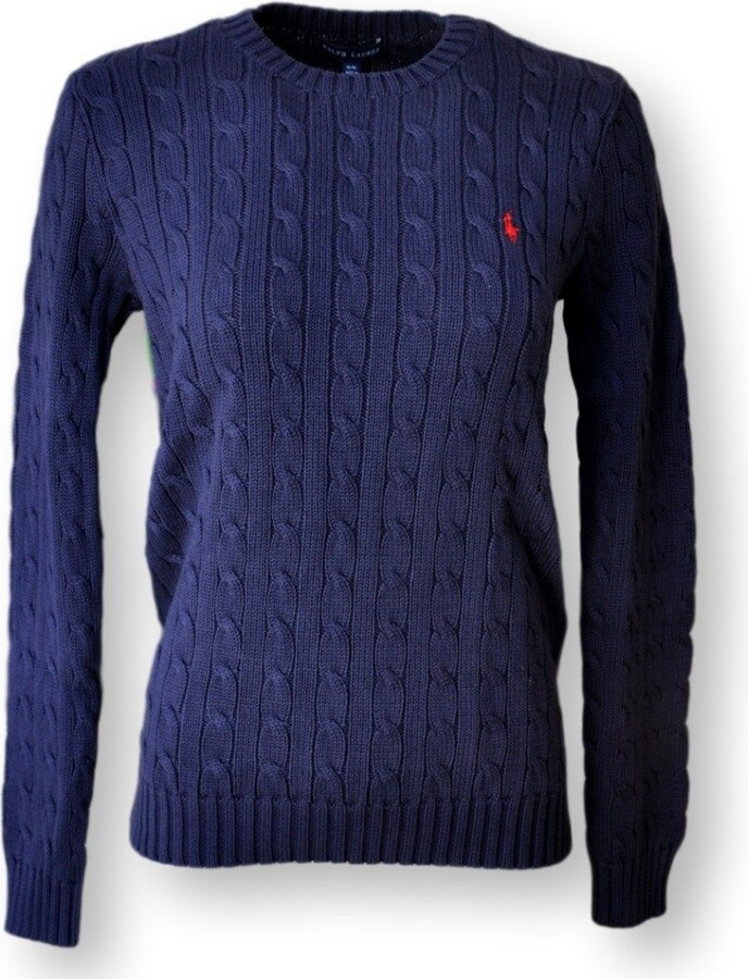 Navy Cable Knit Sweater | Shop the world's largest collection of 