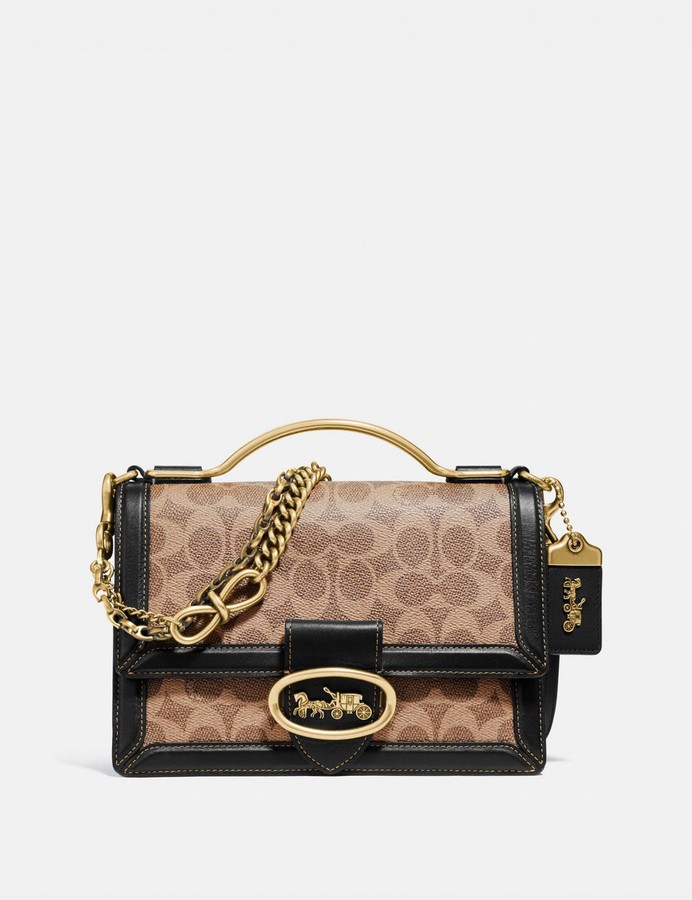 coach trail bag in signature canvas