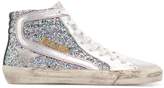 Thumbnail for your product : Golden Goose Slide sparkle sneakers