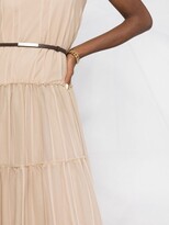 Thumbnail for your product : Fabiana Filippi Tiered Sleeveless Maxi Dress