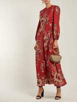 Thumbnail for your product : Zimmermann Juno Rosa Batik Print Linen Dress - Womens - Red Print