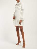 Thumbnail for your product : Giambattista Valli Lace-panel Crepe Dress - Ivory