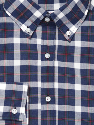 Michael Bastian Checkered Button-Down Dress Shirt